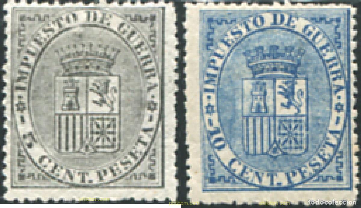 Sellos: 612481 HINGED ESPA&Ntilde;A 1874 ESCUDO DE ESPA&Ntilde;A