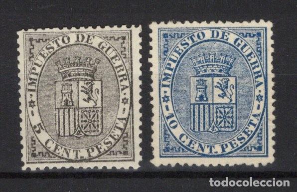 Sellos: PC937 Sellos Espa&ntilde;a a&ntilde;o 1874 EDIFIL 141/142*-(*) SERIE COMPLETA en NUEVO v.c. 35 &euro;