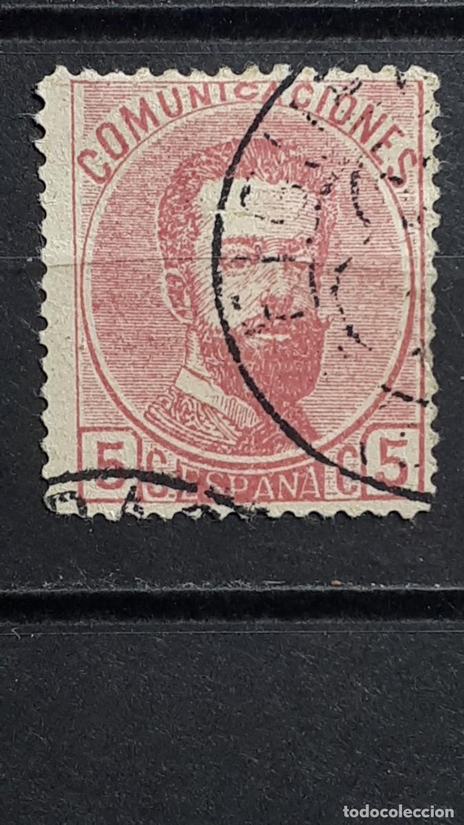 Sellos: ESPA&Ntilde;A. A&Ntilde;O 1872. &deg;. Edifil 118