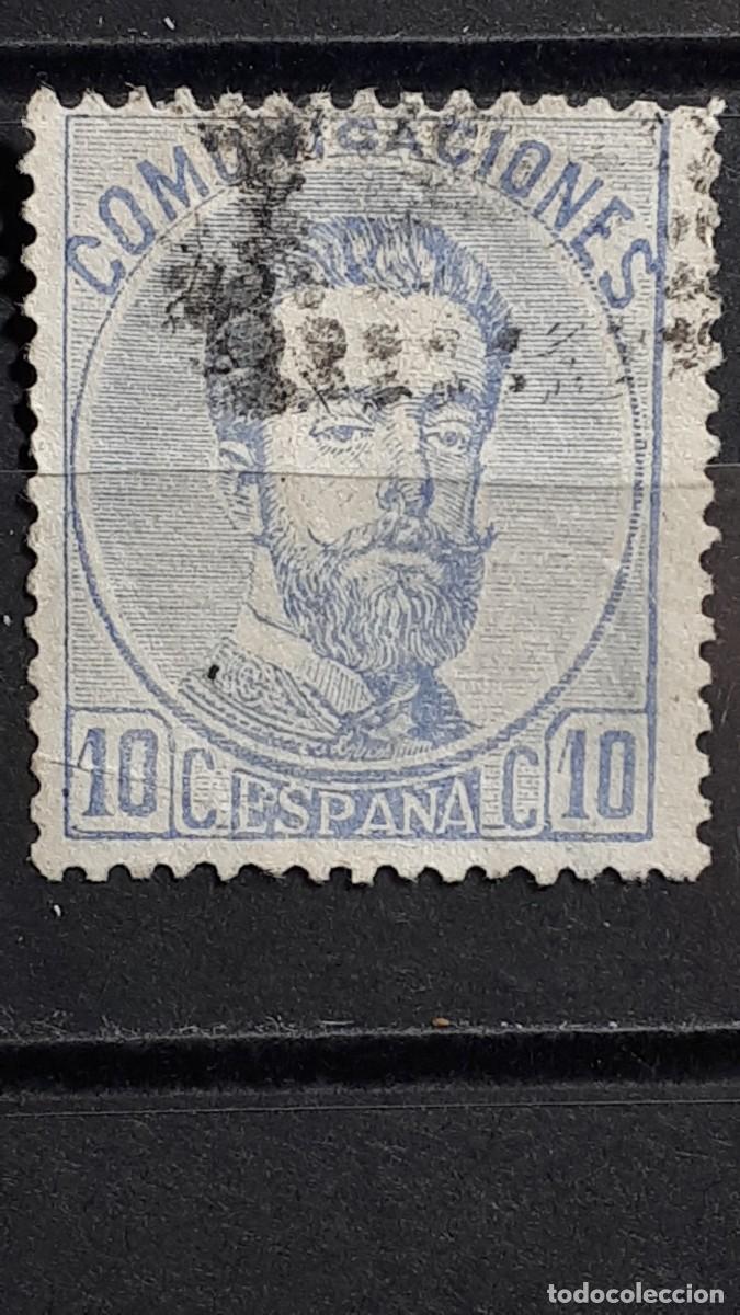 Sellos: ESPA&Ntilde;A. A&Ntilde;O 1872. &deg;. Edifil 121