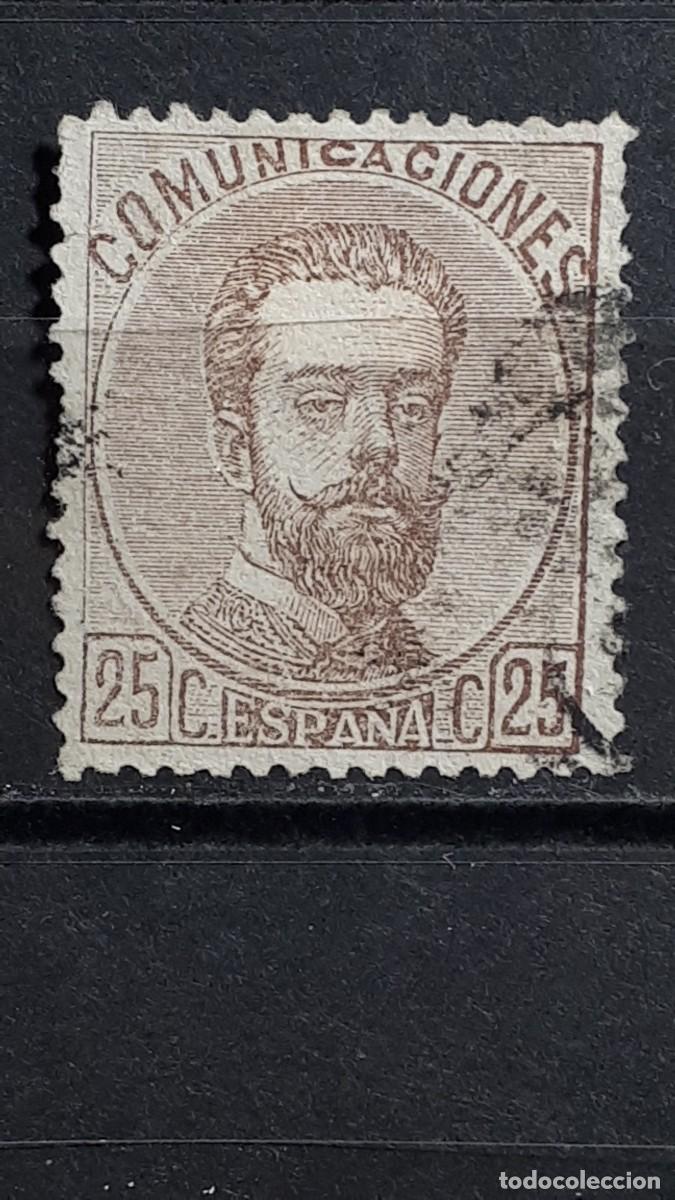 Sellos: ESPA&Ntilde;A. A&Ntilde;O 1872. &deg;. Edifil 124