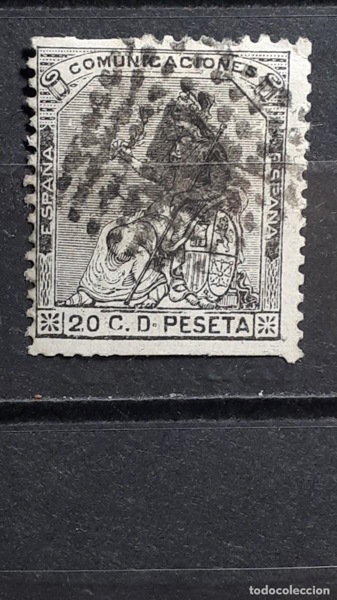 Sellos: ESPA&Ntilde;A. A&Ntilde;O 1873. &deg;. Edifil 134