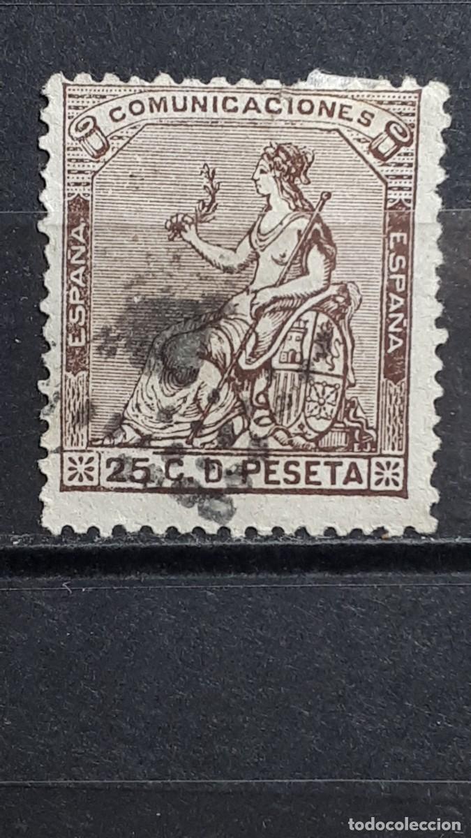 Sellos: ESPA&Ntilde;A. A&Ntilde;O 1873. &deg;. Edifil 135