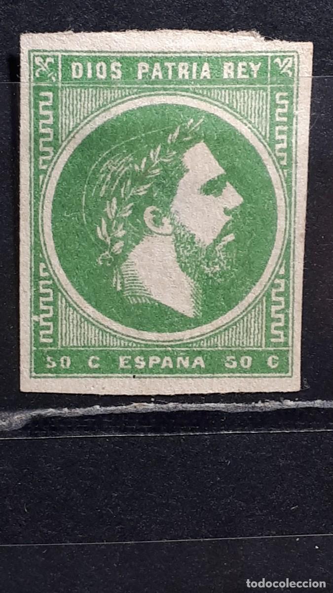 Sellos: ESPA&Ntilde;A. A&Ntilde;O 1875. *. Edifil 1060