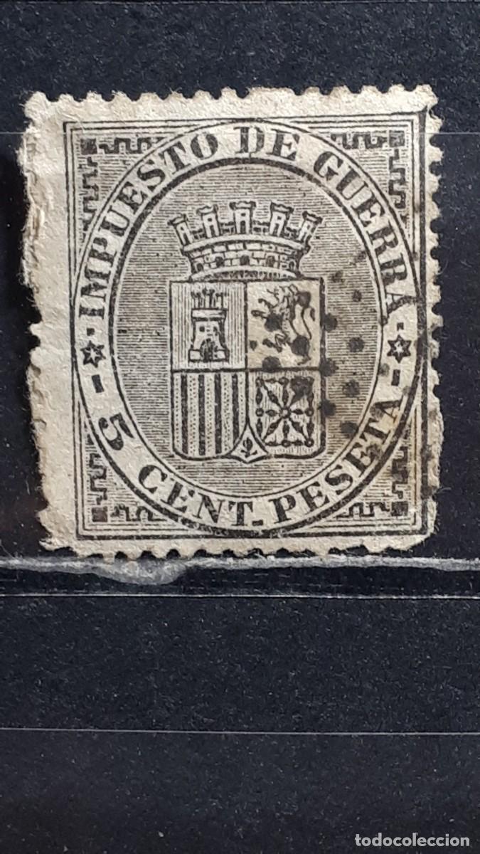 Sellos: ESPA&Ntilde;A. A&Ntilde;O 1874. &deg;. Edifil 141