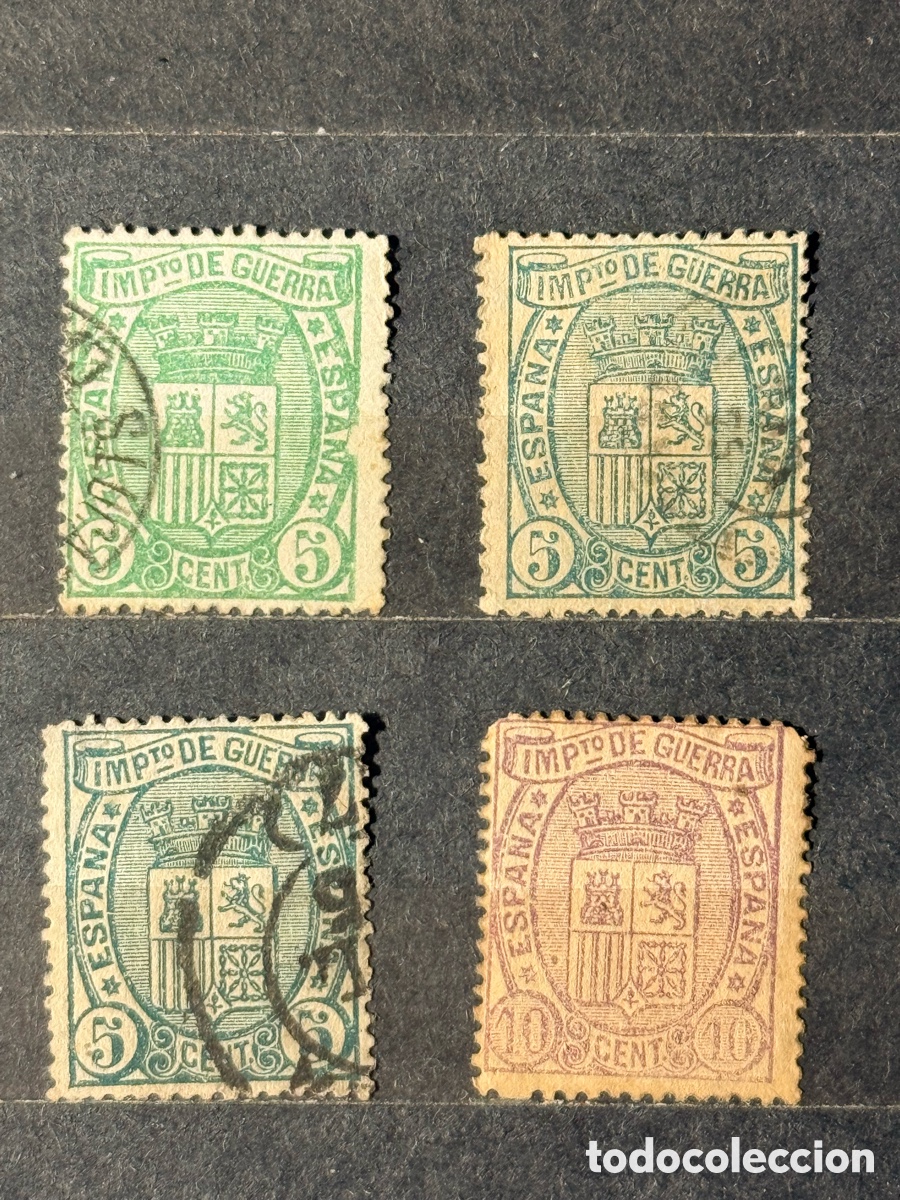 Sellos: Espa&ntilde;a. 1875. I Rep&uacute;blica. Edifil 154 y 155. Nuevo/usados.