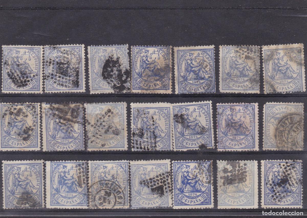 Stamps: FC4-154-Cl&aacute;sicos Edifil 145 x 21 Sellos Usados . Colores