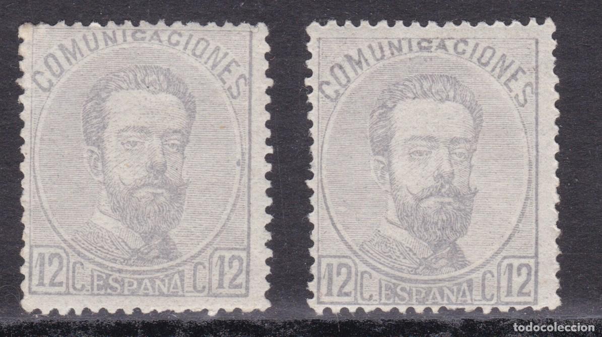 Timbres: AA10- Cl&aacute;sicos Amadeo I Edifil 122 x 2 Sellos Nuevos ** Sin Fijasellos. Buena Calidad