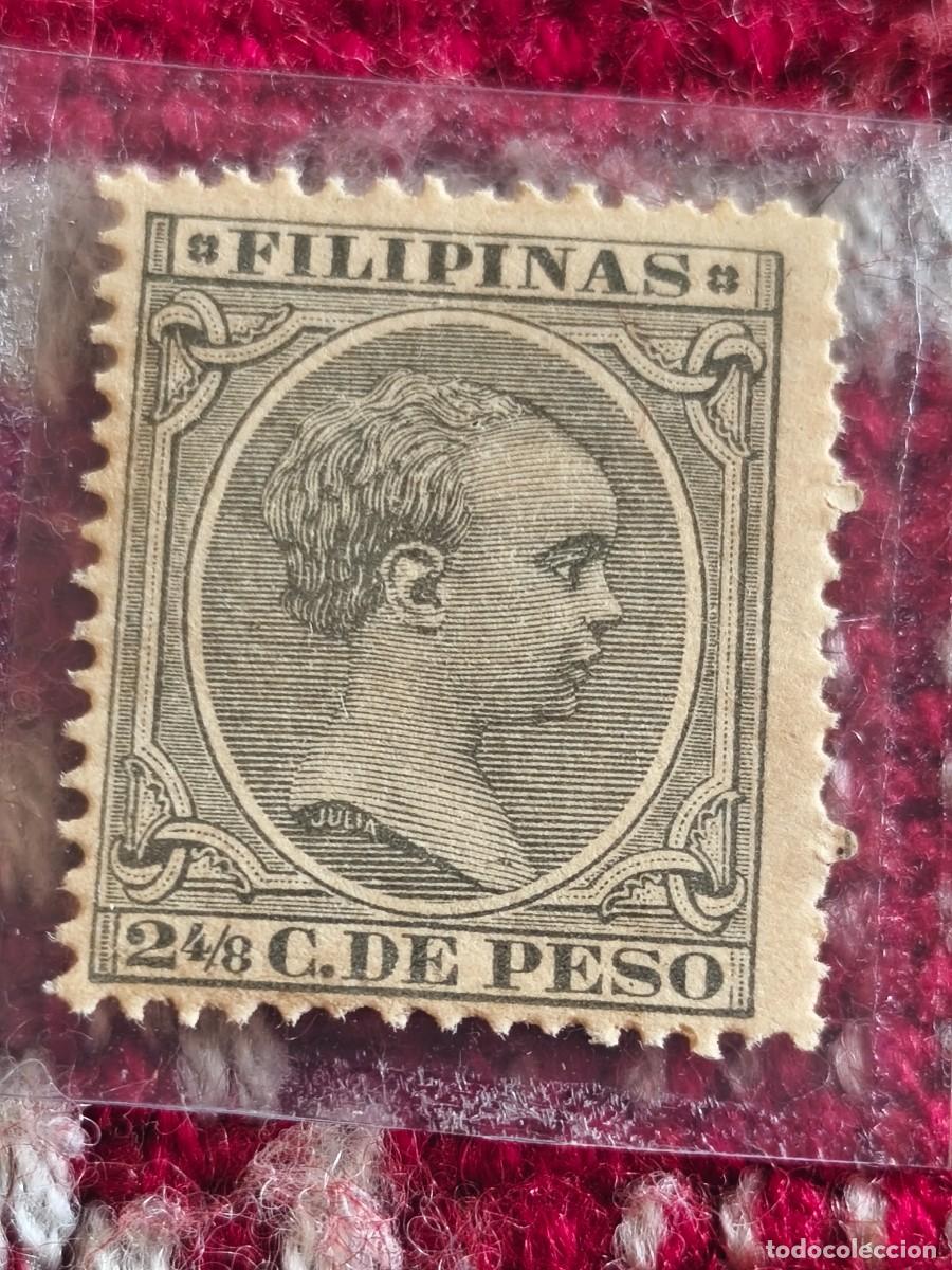 Sellos: Sello Filipinas 2 4/8 de peso
