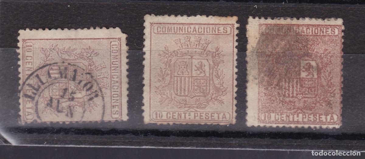 Sellos: AA6-Cl&aacute;sicos Edifil 153 x 3 Sellos . Nuevo (*) y Usado LLUCHMAYOR. 2 Tipos