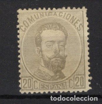 Stamps: PC61 Sellos Espa&ntilde;a a&ntilde;o 1872 Edifil 123* sello original en NUEVO v.c. 198 &euro;