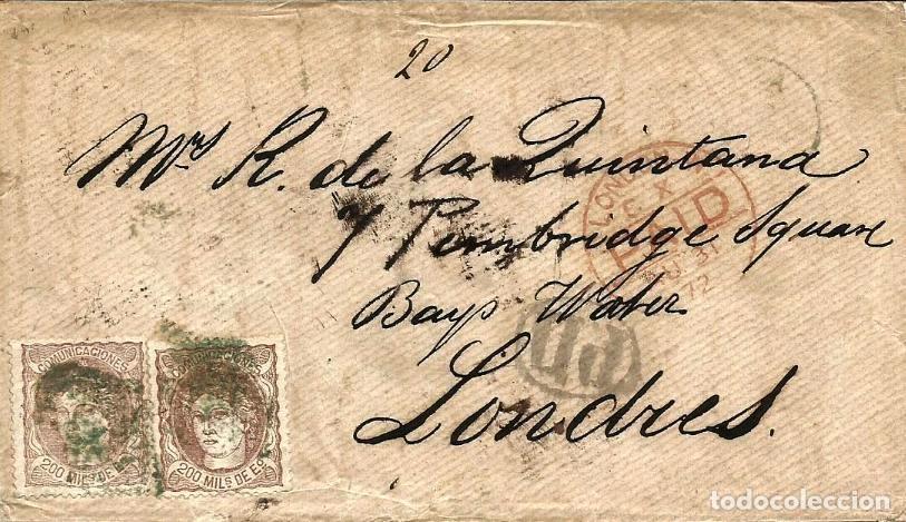 Stamps: CARTA EDIFIL 109 + 109b