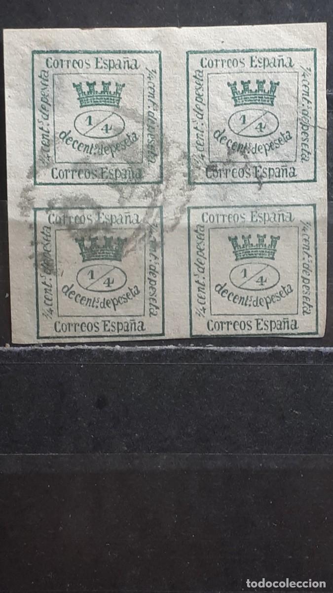 Sellos: ESPA&Ntilde;A. A&Ntilde;O 1873. &deg;. MATASELLO P.D. PORTES PAGADOS INTERNACIONAL. Edifil 130