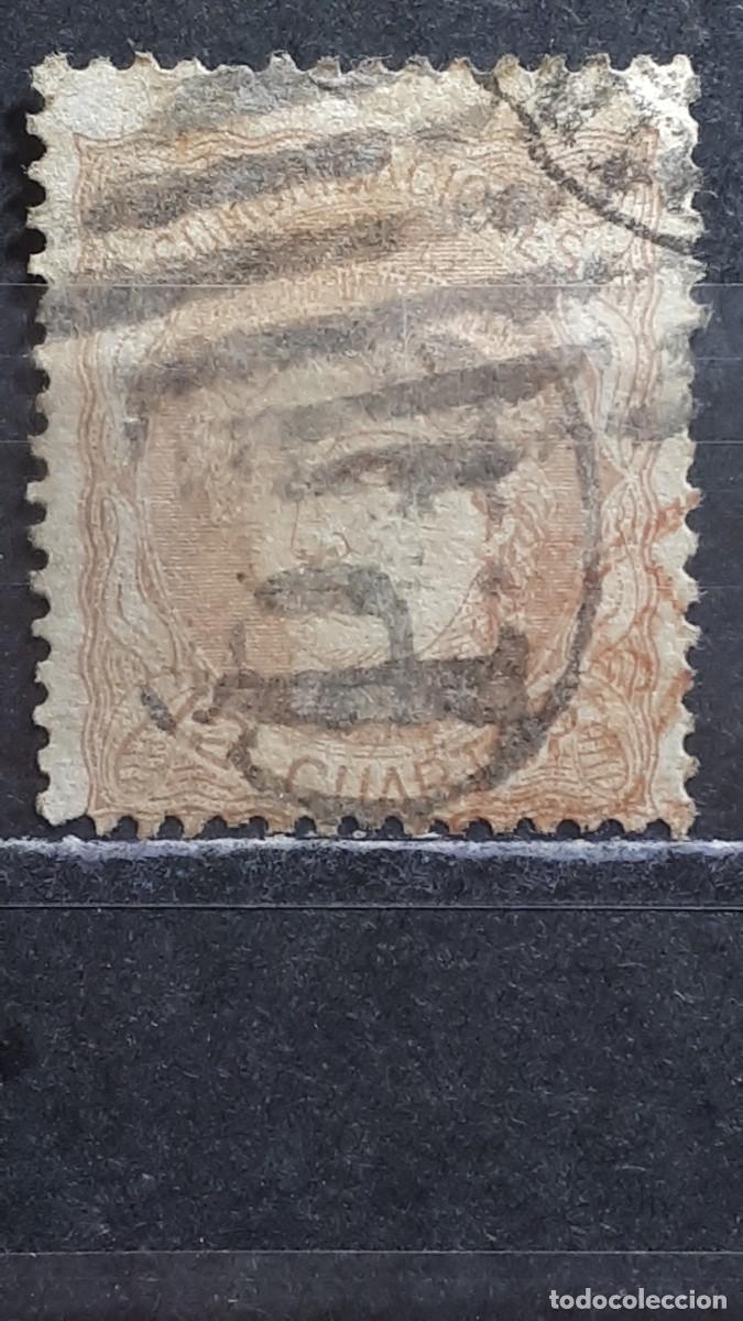 Sellos: ESPA&Ntilde;A. A&Ntilde;O 1870. &deg;. MATASELLO P.D. PORTES PAGADOS INTERNACIONAL. Edifil 113