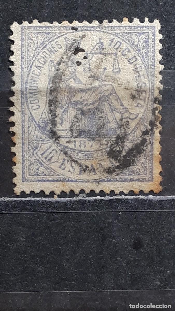 Sellos: ESPA&Ntilde;A. A&Ntilde;O 1874. &deg;. Matasellos P.D. Edifil 145