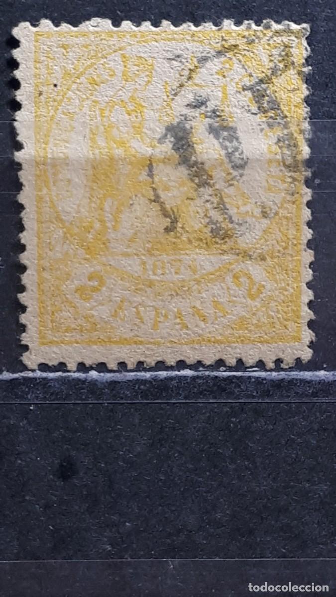 Sellos: ESPA&Ntilde;A. A&Ntilde;O 1874. &deg;. Matasellos P.D. Edifil 143