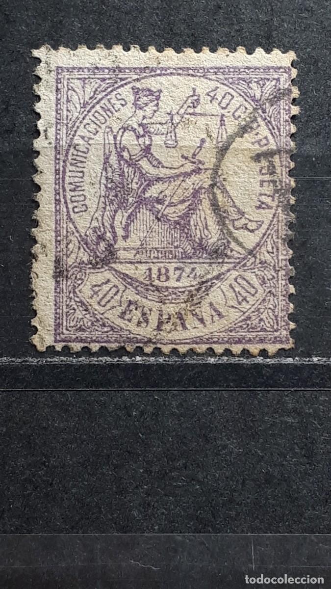 Sellos: ESPA&Ntilde;A. A&Ntilde;O 1874. &deg;. Matasellos P.D. Edifil 148