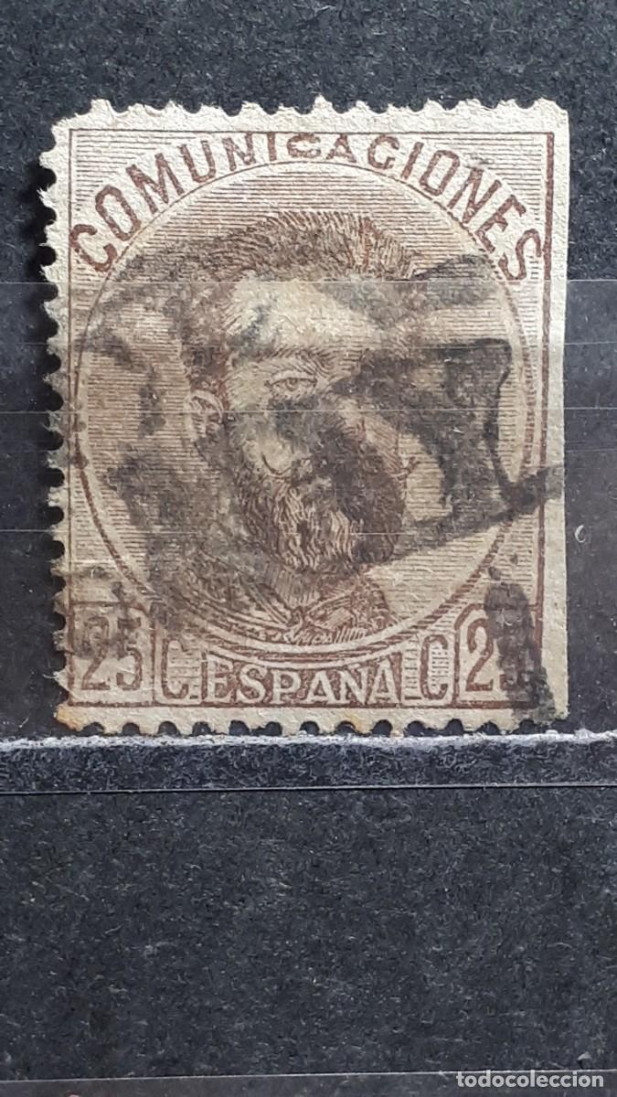 Sellos: ESPA&Ntilde;A. A&Ntilde;O 1872. &deg;. Matasello de Madrid central. Edifil 124