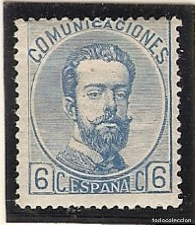 Sellos: FA3056. Emision 1-10-1872. Valor de 6 centimos azul NUEVO