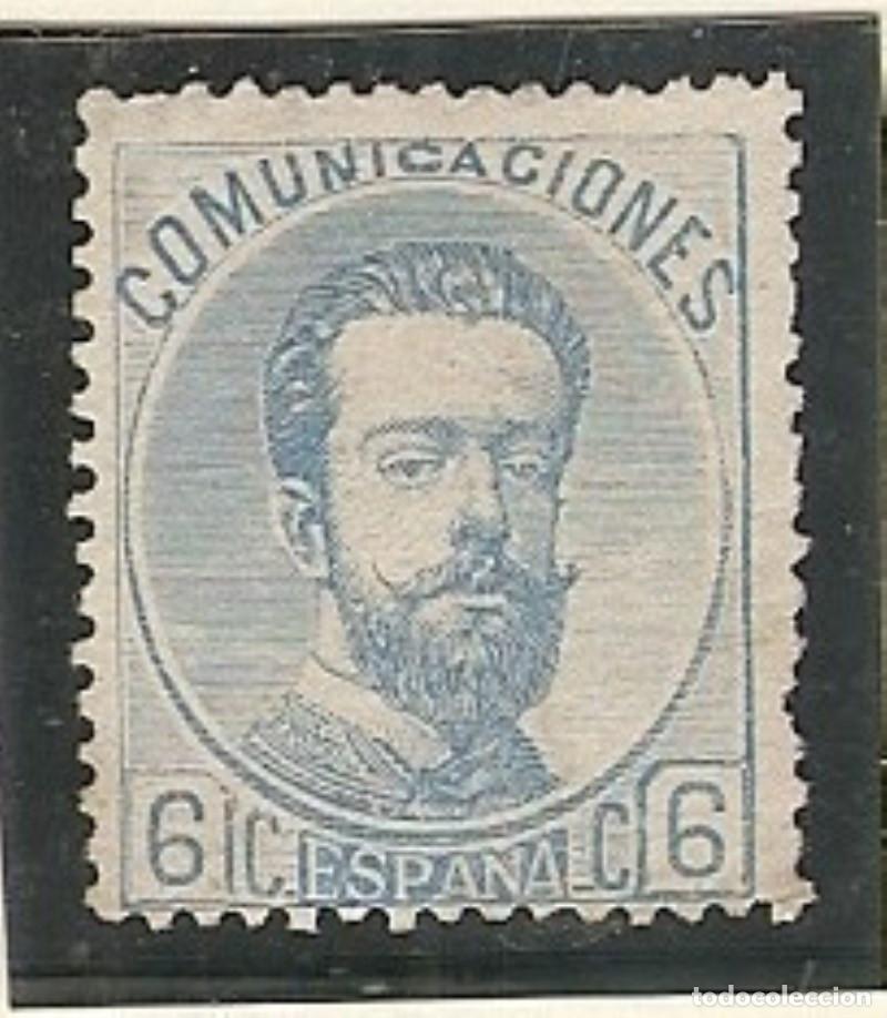 Sellos: FA3055. Emision 1-10-1872. Valor de 6 centimos azul NUEVO