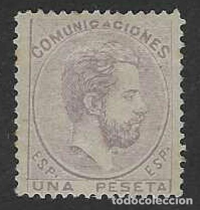 Sellos: EDIFIL 127 AMADEO I. 1872. VALOR CAT&Aacute;LOGO: 143 &euro;. MLH.