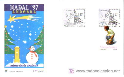 Sellos: ANDORRA SPD NAVIDAD 1997 - Foto 1