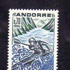 Sellos: ANDORRA FR. 196 SIN CHARNELA, DEPORTE, CAMPEONATO DEL MUNDO DE CANOA KAYAK,. Lote 8749534