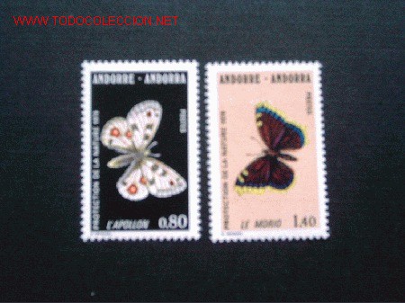 Sellos: MARIPOSAS.(APOLLON Y MORIO) - Foto 1