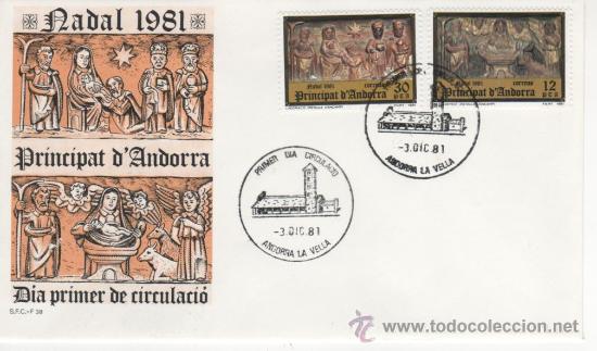 Sellos: NAVIDAD.Retablo de la Iglesia d&acute;Encamp.-1981 - Foto 1