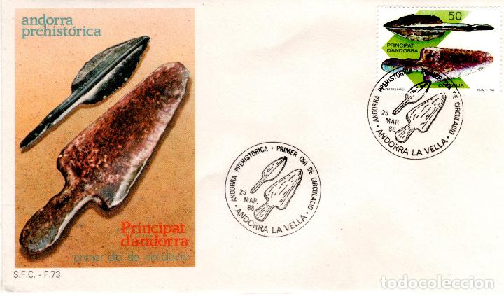 Sellos: ANDORRA PREHIST&Oacute;RICA.-1988