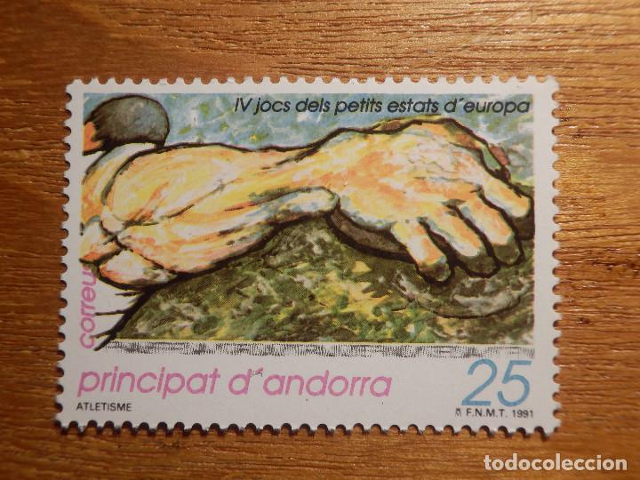 Sellos: SELLO - PRINCIPADO DE ANDORRA - 1991 EDIFIL 223 - IV JUEGOS PEQUEÑOS ESTADOS EUROPA - Foto 1 - 146597610