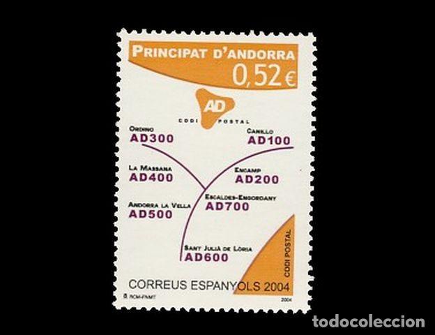 Sellos: ANDORRA ESPA&Atilde;�OLA. 321 CODIGO POSTAL - Foto 1