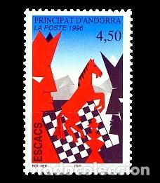 Sellos: ANDORRA FRANCESA. 498  AJEDREZ - Foto 1