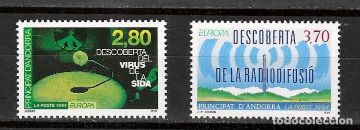 Sellos: ANDORRA FRANCESA N&ordm; 444 AL 445 (**) - Foto 1