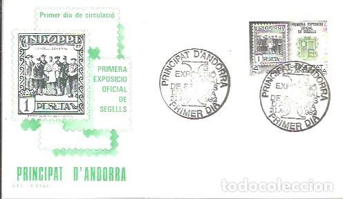 Sellos: FDC ANDORRA 1982 - Foto 1