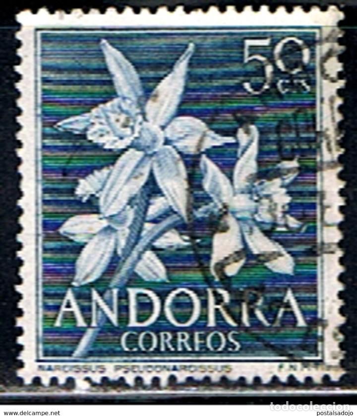 Sellos: ANDORRA // YVERT 61 // 1966 ... USADO - Foto 1