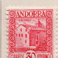 Selos: ANDORRA ( ADMINISTRACION ESPAÑOLA ) 1935 , MICHEL 36. Lote 322204568