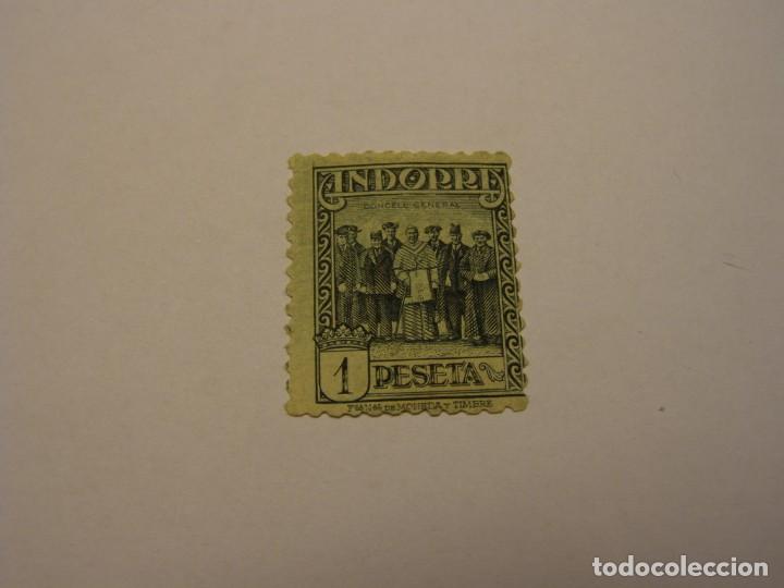 Sellos: Sellos antiguo de Andorra. Concell General. - Foto 1