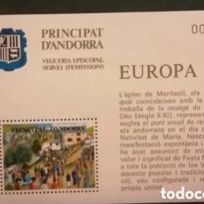Francobolli: ANDORRA 1981 - VEGUERIA EPISCOPAL - TEMA EUROPA CEPT - NÚMERO CATÁLOGO FILABO 18