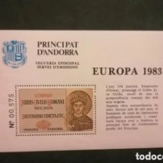 Francobolli: ANDORRA 1983 - VEGUERIA EPISCOPAL - TEMA EUROPA CEPT - NÚMERO CATÁLOGO FILABO 32