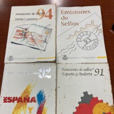Sellos: COLECION DE SELLOS ESPAÑA ANDORRA 1991- 1994 COMPLETAS. Lote 397329504