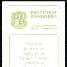 Sellos: PRINCIPAT DE ANDORRA VEGUERIA EPISCOPAL 1981 **. Lote 400837879