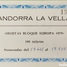 Sellos: 100 HB ANDORRA - VEGUERÍA - 1979 - CORREO - 100 HB Nº 00002 - **/MNH - EUROPA 1979
