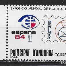 Sellos: ANDORRA ESPAÑOLA 1984 - EDIFIL 178** - ESP9