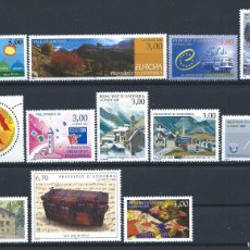 Sellos: ANDORRE LOT 12 TP NEUF** (MNH) ANNÉE 1999
