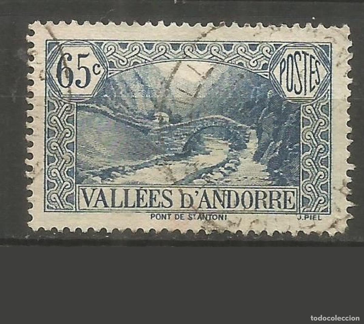 Sellos: ANDORRA FRANCESA YVERT NUM. 68 USADO - Foto 1