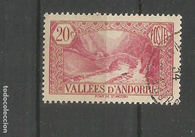 Sellos: ANDORRA FRANCESA YVERT NUM. 30 USADO - Foto 1