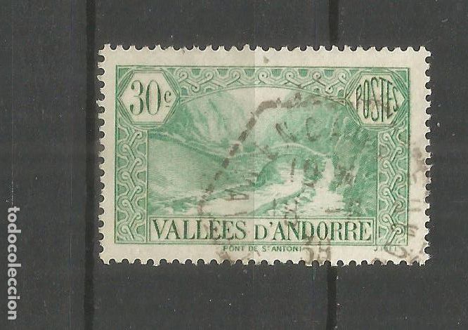 Sellos: ANDORRA FRANCESA YVERT NUM. 32 USADO - Foto 1