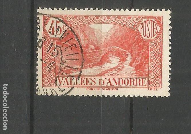 Sellos: ANDORRA FRANCESA YVERT NUM. 34 USADO - Foto 1