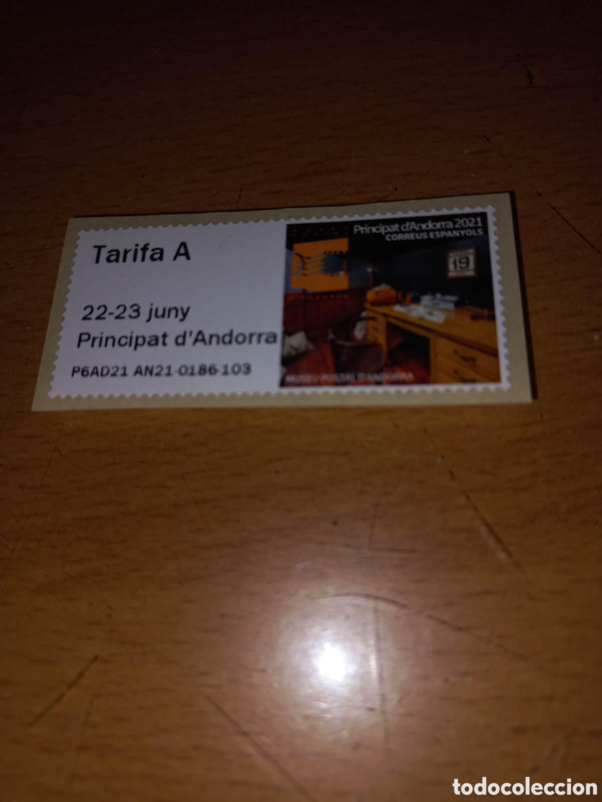 Sellos: ATMS TARIFA A ANDORRA 2021. - Foto 1